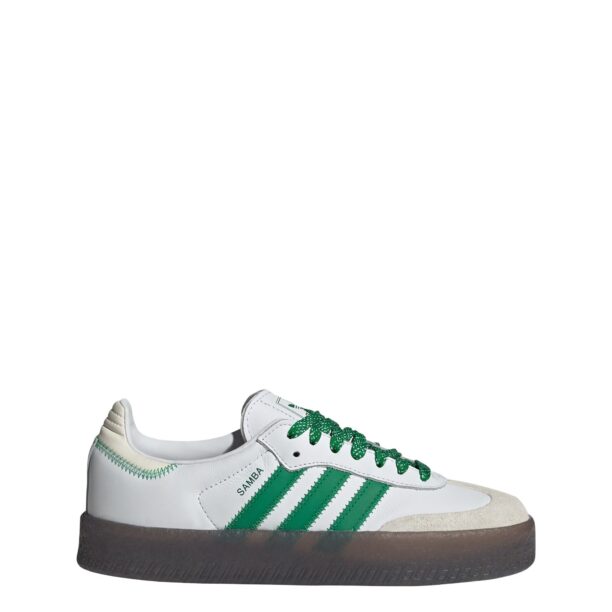 ADIDAS ORIGINALS Sneaker low 'Samba'  ecru / verde / alb