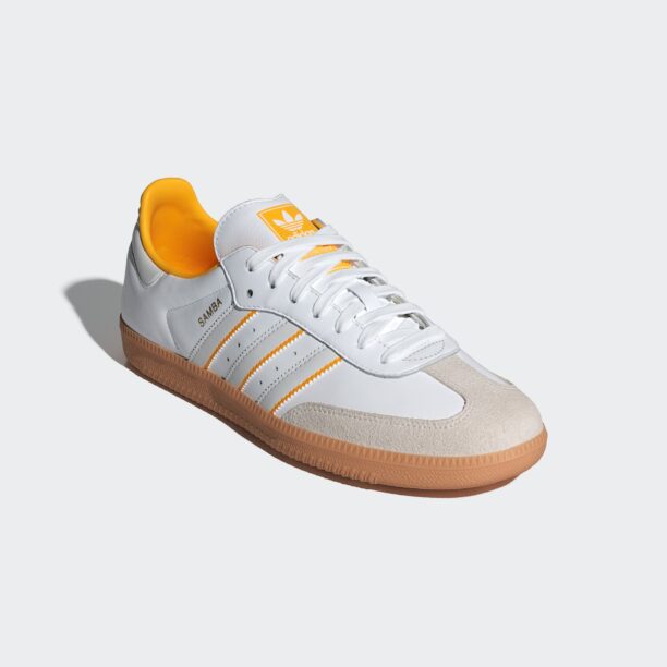 Preţ ADIDAS ORIGINALS Sneaker low 'Samba'  gri deschis / portocaliu / alb