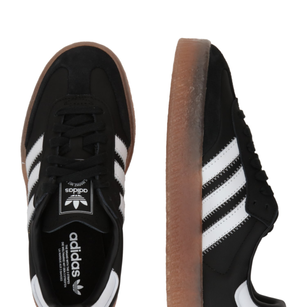 ADIDAS ORIGINALS Sneaker low 'Samba'  negru / alb