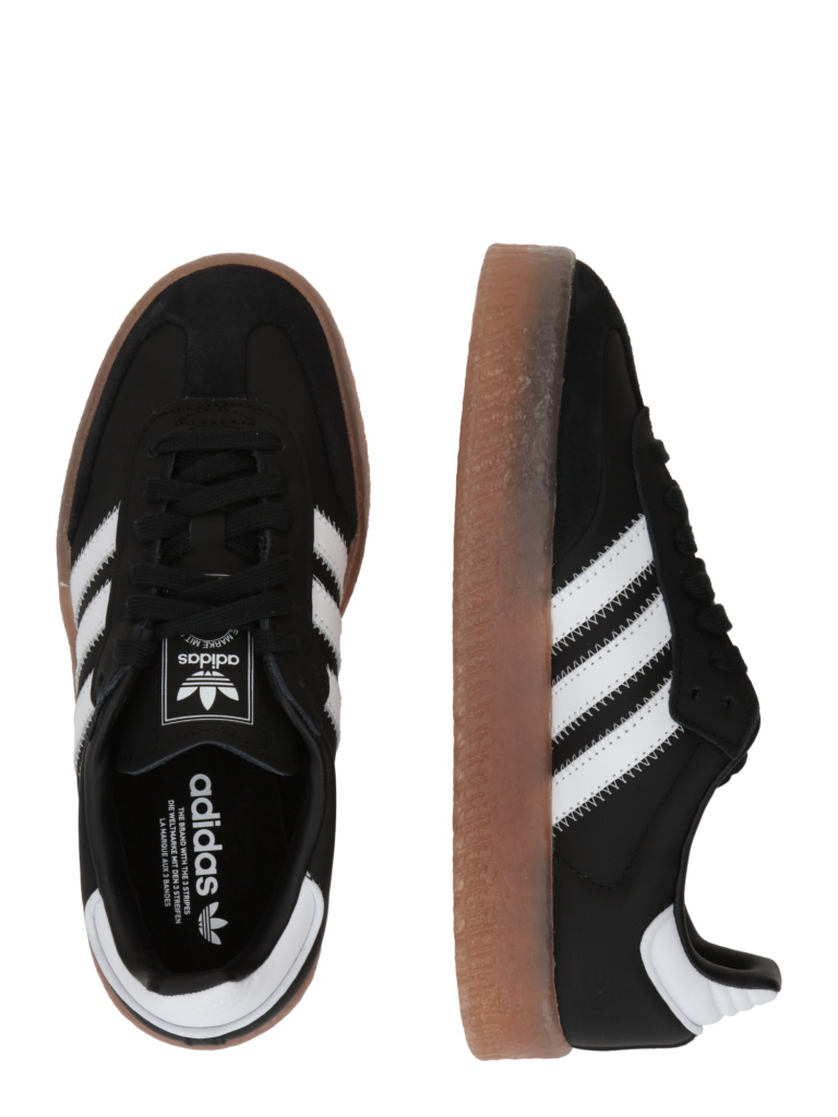 ADIDAS ORIGINALS Sneaker low 'Samba'  negru / alb