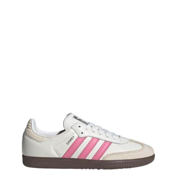 ADIDAS ORIGINALS Sneaker low 'Samba'  roz / alb / alb murdar