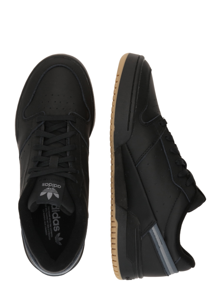 ADIDAS ORIGINALS Sneaker low 'TEAM COURT 2'  gri închis / negru