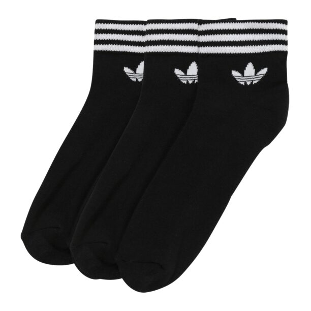 ADIDAS ORIGINALS Șosete 'Island Club Trefoil'  negru / alb