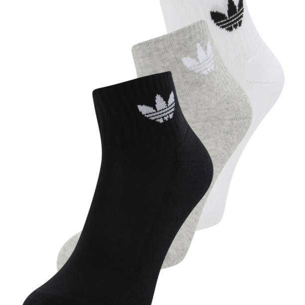 ADIDAS ORIGINALS Șosete  gri amestecat / negru / alb