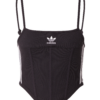 ADIDAS ORIGINALS Top  negru / alb