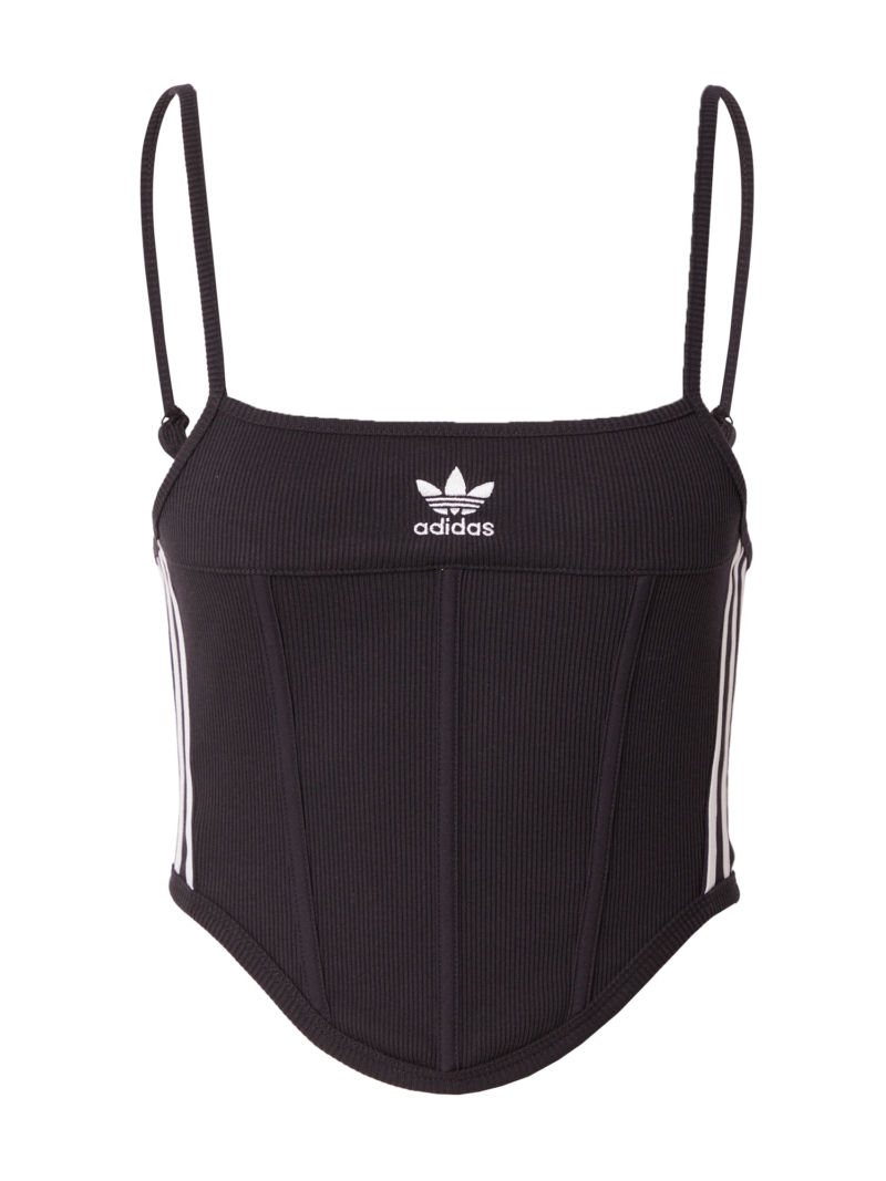 ADIDAS ORIGINALS Top  negru / alb