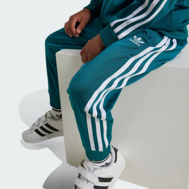 ADIDAS ORIGINALS Trening 'Adicolor'  verde petrol / alb