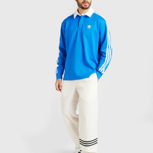 ADIDAS ORIGINALS Tricou 'Adicolor'  azuriu / alb preţ