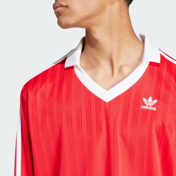 ADIDAS ORIGINALS Tricou 'Adicolor'  roșu / alb preţ