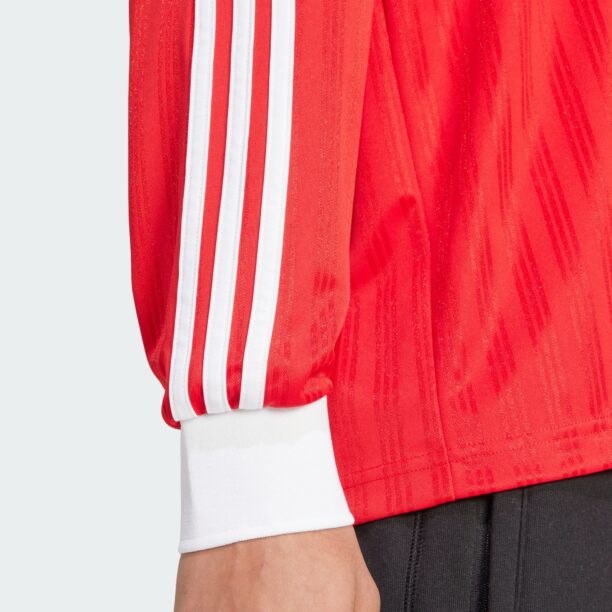 ADIDAS ORIGINALS Tricou 'Adicolor'  roșu / alb