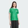 ADIDAS ORIGINALS Tricou 'Adicolor'  verde / alb