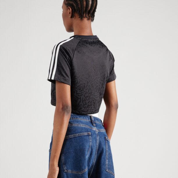 ADIDAS ORIGINALS Tricou 'BABY'  gri metalic / negru / alb preţ