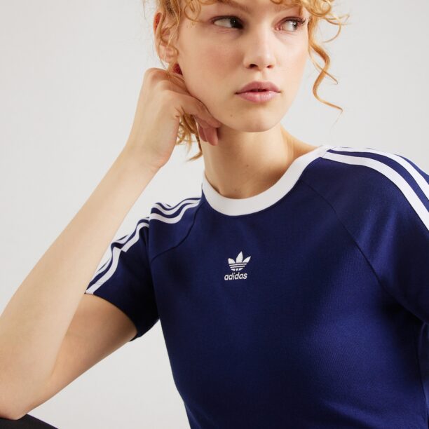 Preţ ADIDAS ORIGINALS Tricou 'Baby'  albastru închis / alb