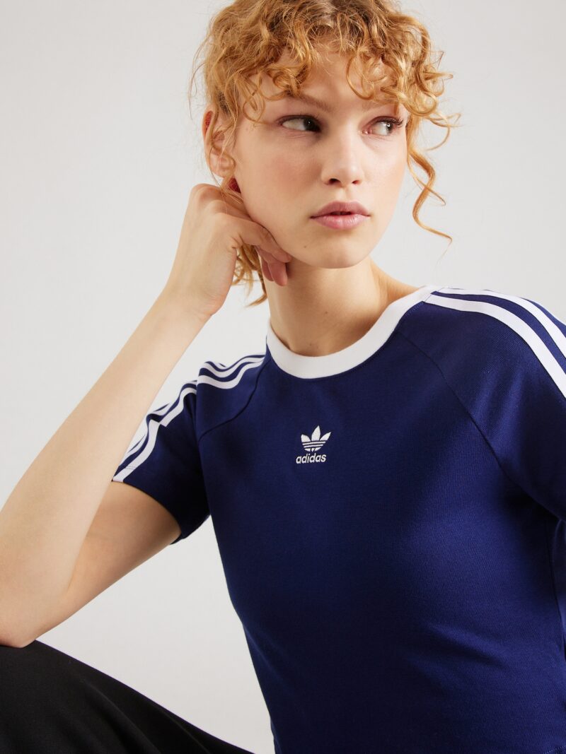 Preţ ADIDAS ORIGINALS Tricou 'Baby'  albastru închis / alb