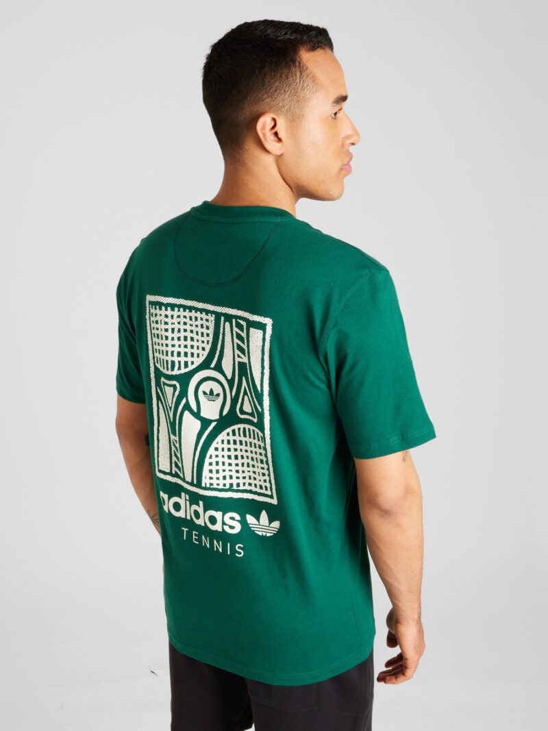 ADIDAS ORIGINALS Tricou 'GFX'  verde / alb preţ