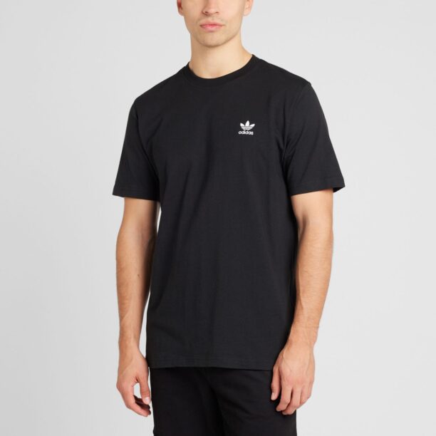 Preţ ADIDAS ORIGINALS Tricou 'Trefoil Essentials'  negru / alb murdar