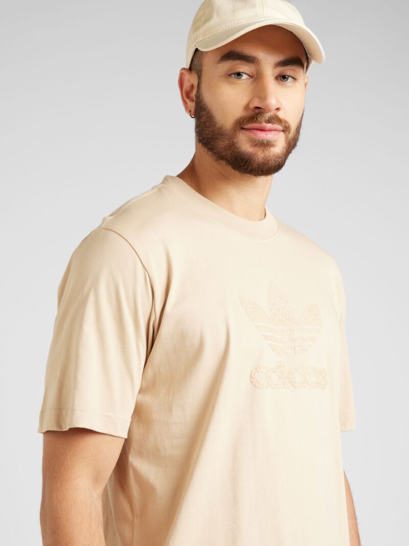 ADIDAS ORIGINALS Tricou  bej / bej închis