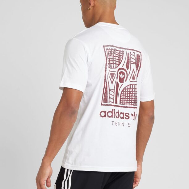 ADIDAS ORIGINALS Tricou  ciclam / alb preţ