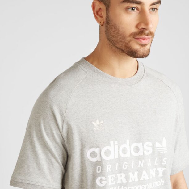 Preţ ADIDAS ORIGINALS Tricou  gri amestecat / alb