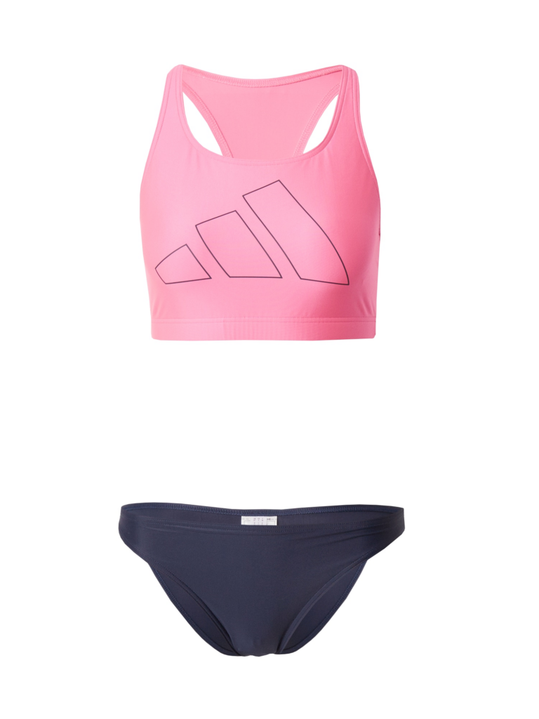 ADIDAS PERFORMANCE Costum de baie sport 'Big Bars'  albastru marin / roz