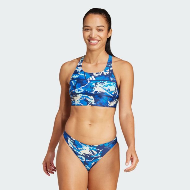 ADIDAS PERFORMANCE Costum de baie sport  bleumarin / azur / albastru închis / alb