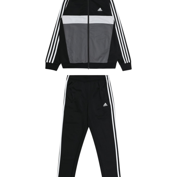 ADIDAS PERFORMANCE Costum de trening 'Essentials Tiberio'  gri închis / negru / alb