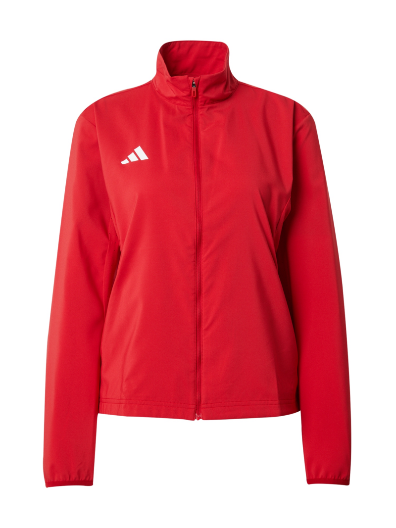 ADIDAS PERFORMANCE Geacă sport 'Adizero'  sângeriu / alb