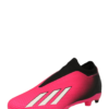 ADIDAS PERFORMANCE Ghete de fotbal 'X Speedportal.3 Laceless Firm Ground'  roz / negru / alb