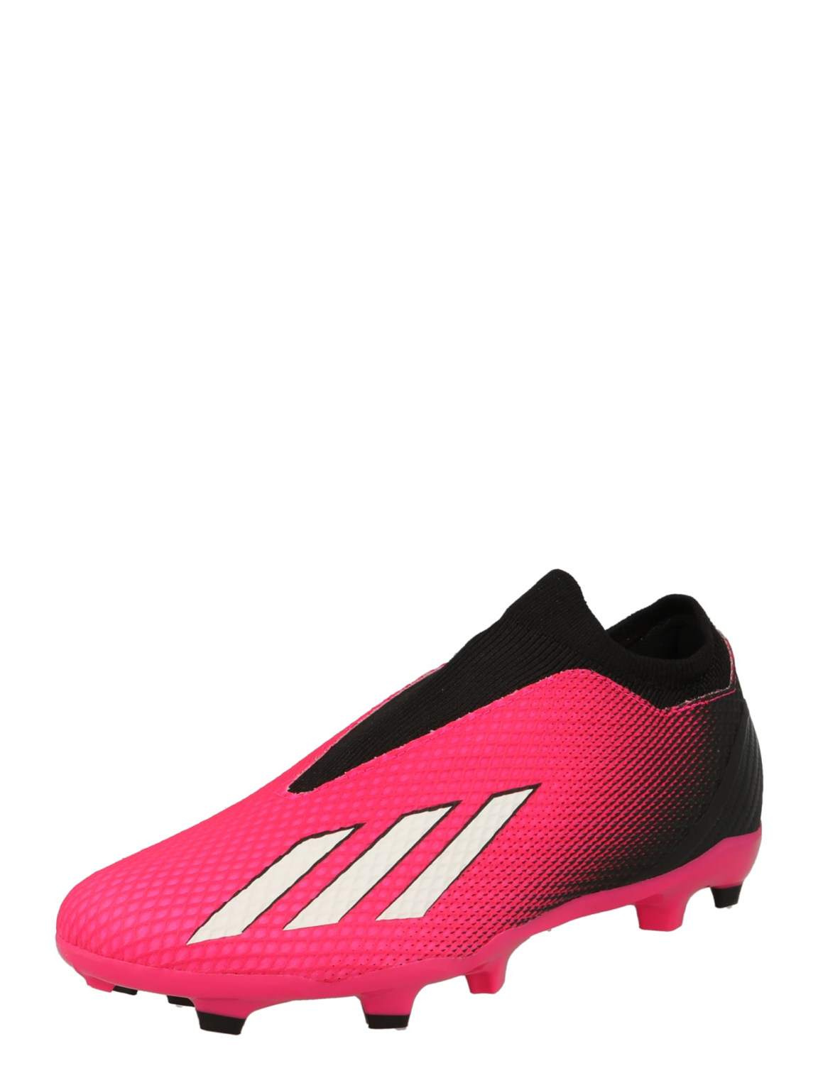 ADIDAS PERFORMANCE Ghete de fotbal 'X Speedportal.3 Laceless Firm Ground'  roz / negru / alb