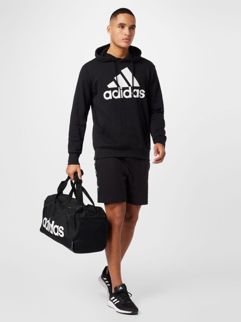 Cumpăra ADIDAS PERFORMANCE Hanorac sport 'Essentials'  negru / alb