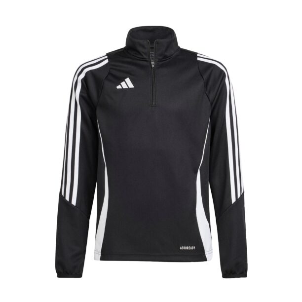 ADIDAS PERFORMANCE Hanorac sport ' Tiro 24 '  negru / alb