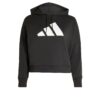 ADIDAS PERFORMANCE Hanorac sport  negru / alb