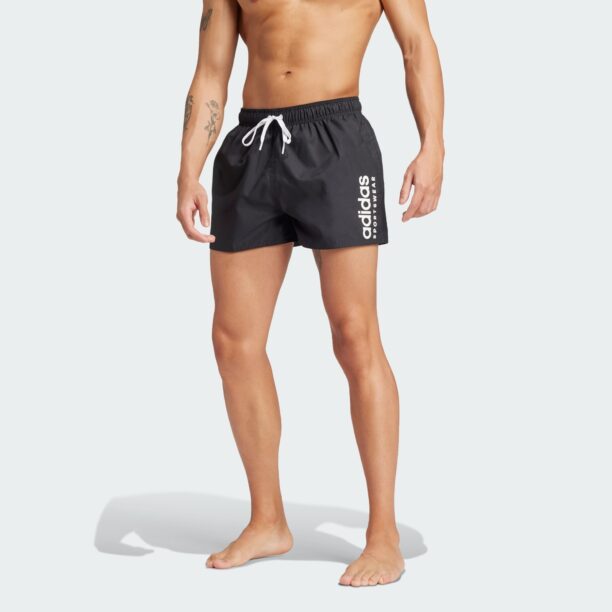 ADIDAS PERFORMANCE Pantaloni de baie 'Essential'  negru / alb