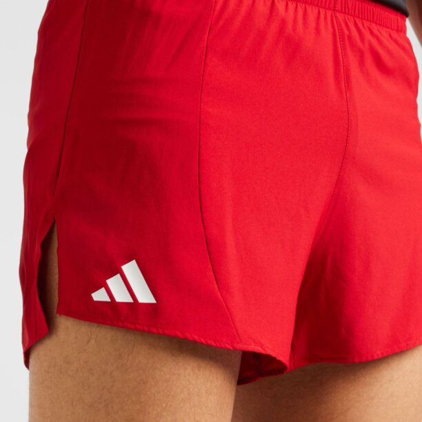 Preţ ADIDAS PERFORMANCE Pantaloni sport 'Adizero Essentials'  roșu / alb murdar