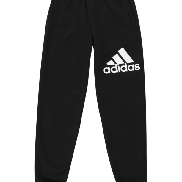 ADIDAS PERFORMANCE Pantaloni sport 'Essentials'  negru / alb