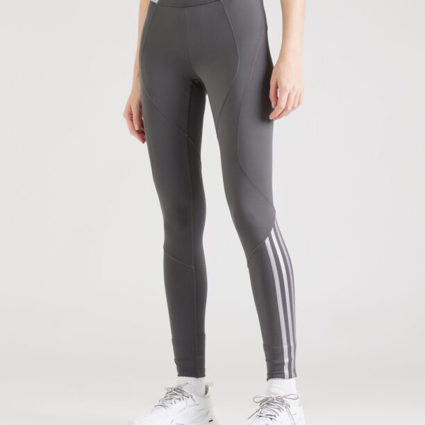 ADIDAS PERFORMANCE Pantaloni sport 'Hyperglam'  gri / gri închis