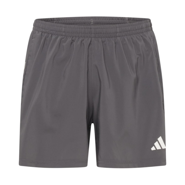 ADIDAS PERFORMANCE Pantaloni sport 'Own The Run'  gri grafit / alb