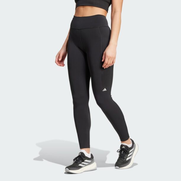 ADIDAS PERFORMANCE Pantaloni sport 'Own The Run'  negru / alb