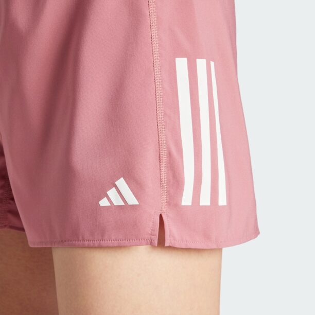 Cumpăra ADIDAS PERFORMANCE Pantaloni sport 'Own the Run'  roșu pastel / alb