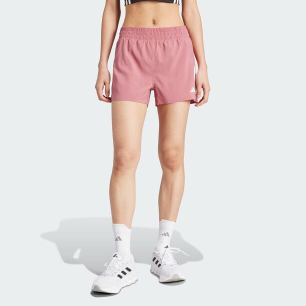 ADIDAS PERFORMANCE Pantaloni sport 'Own the Run'  roșu pastel / alb