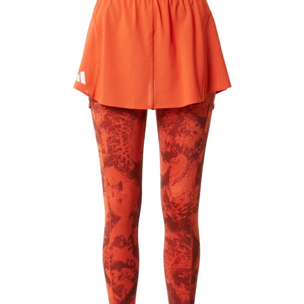 ADIDAS PERFORMANCE Pantaloni sport 'Paris Two-In-One'  roșu bordeaux / roșu orange / alb