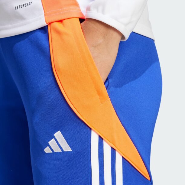 Preţ ADIDAS PERFORMANCE Pantaloni sport 'Tiro 24'  albastru regal / portocaliu / alb