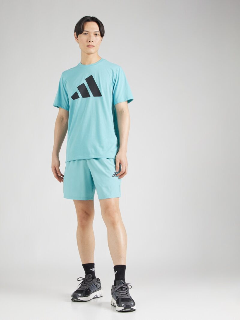 Cumpăra ADIDAS PERFORMANCE Pantaloni sport 'Train Essentials'  albastru aqua / negru