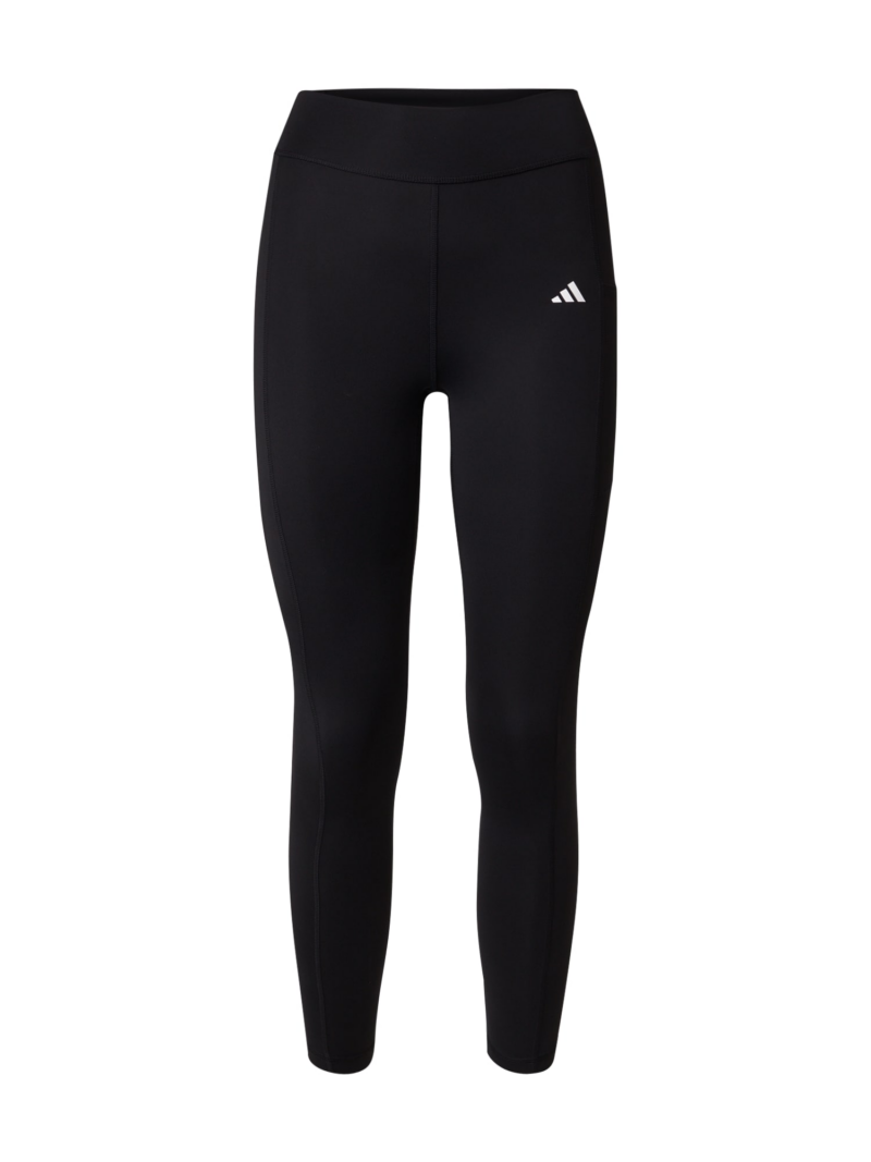 ADIDAS PERFORMANCE Pantaloni sport  negru / alb