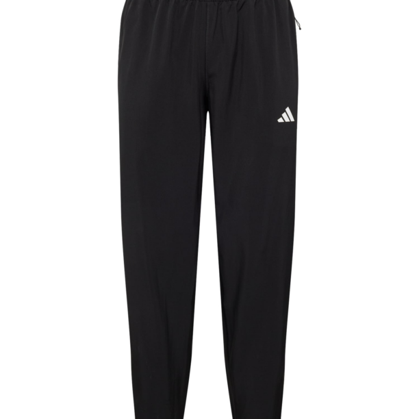 ADIDAS PERFORMANCE Pantaloni sport  negru / alb