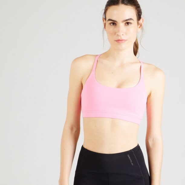 ADIDAS PERFORMANCE Sutien sport 'All Me'  gri deschis / roz