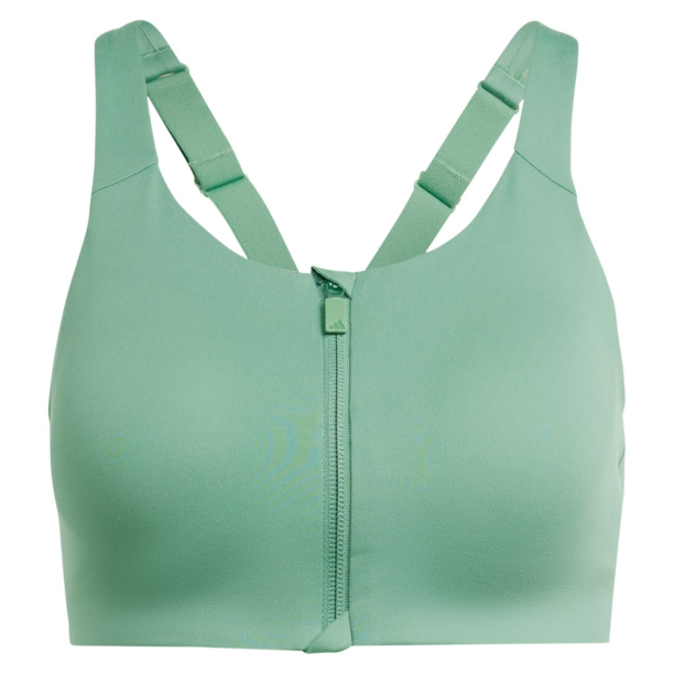 ADIDAS PERFORMANCE Sutien sport 'Impact Luxe'  verde pastel / negru