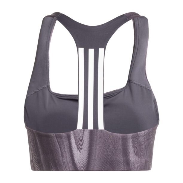 ADIDAS PERFORMANCE Sutien sport 'Powerimpact'  gri / gri bazalt / gri închis / alb preţ