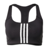 ADIDAS PERFORMANCE Sutien sport 'Powerimpact'  negru / alb