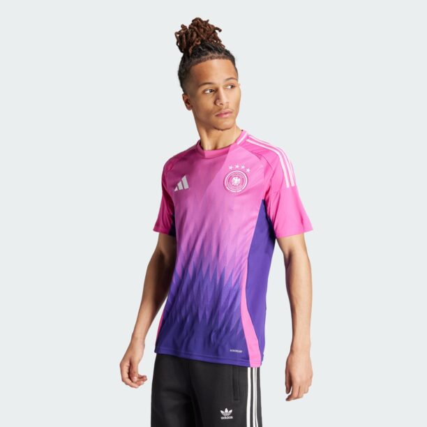 Original ADIDAS PERFORMANCE Tricot 'DFB 24 UNISEX'  mov închis / roz deschis / alb